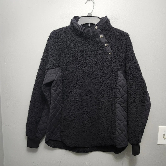 Abercrombie and Fitch women's soft sherpa pullover  jacket sweater size … - Picture 1 of 8